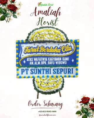 Papan Bunga Duka di Kedung Waringin